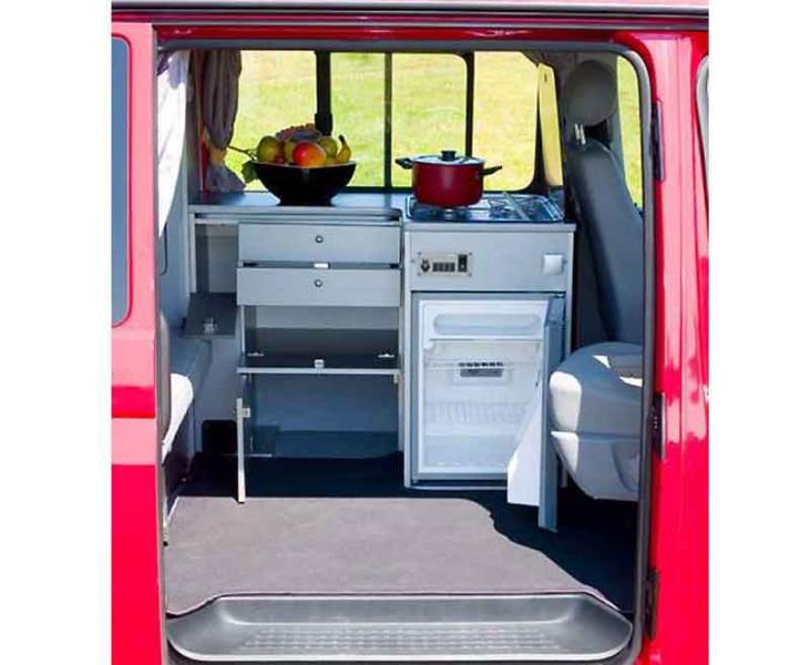 Mobile cucina con credenza, per TravelStyle VW T6/T5 KR+LR+LR 190921W