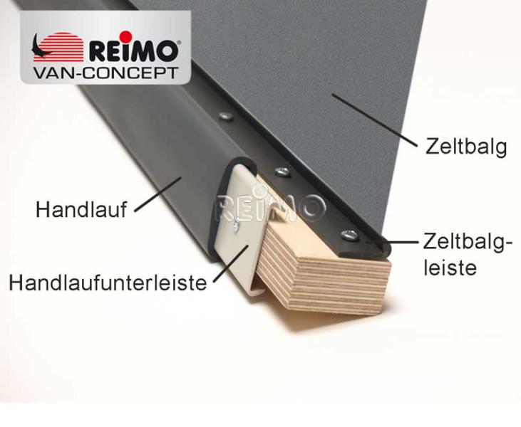Profilo corrimano (grigio chiaro) 4,25 m 29434