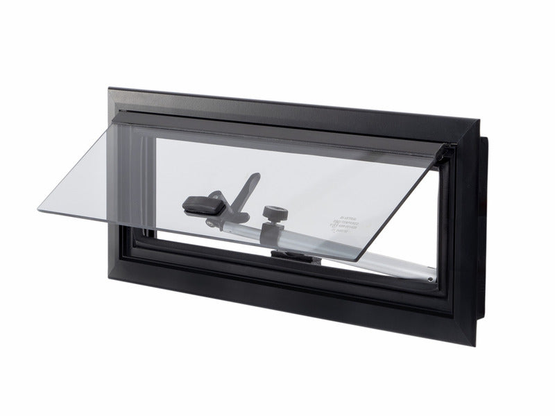 Finestra per tetto rialzato - finestra a compasso in alluminio 460 x 160 mm 34432
