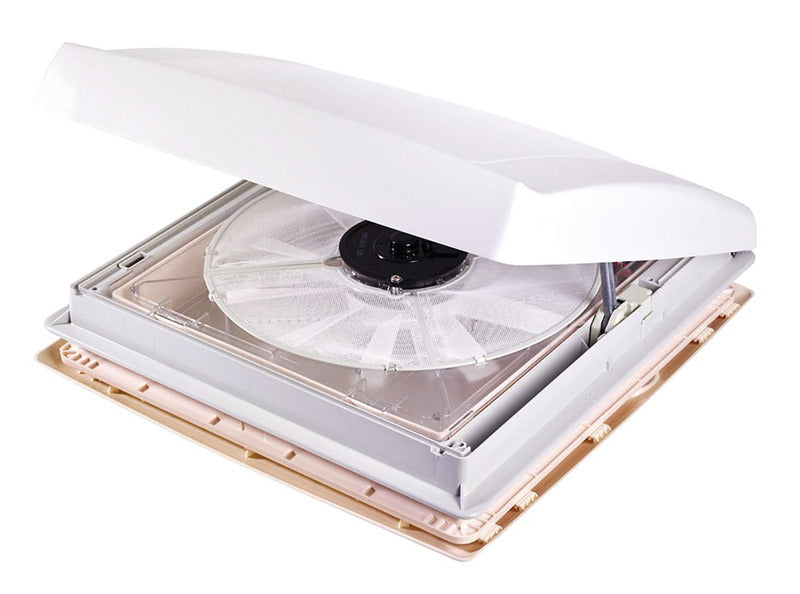 Cappa da tetto Omni-Vent con ventola 12 Volt 40x40 bianco 360763