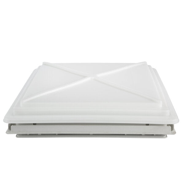 Botola sul tetto 50x50cm con cappuccio in vetro di latte rimovibile 36080