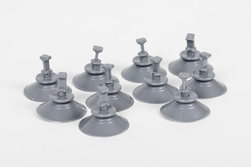 Saugnapf Ø50mm grau.10St 37011