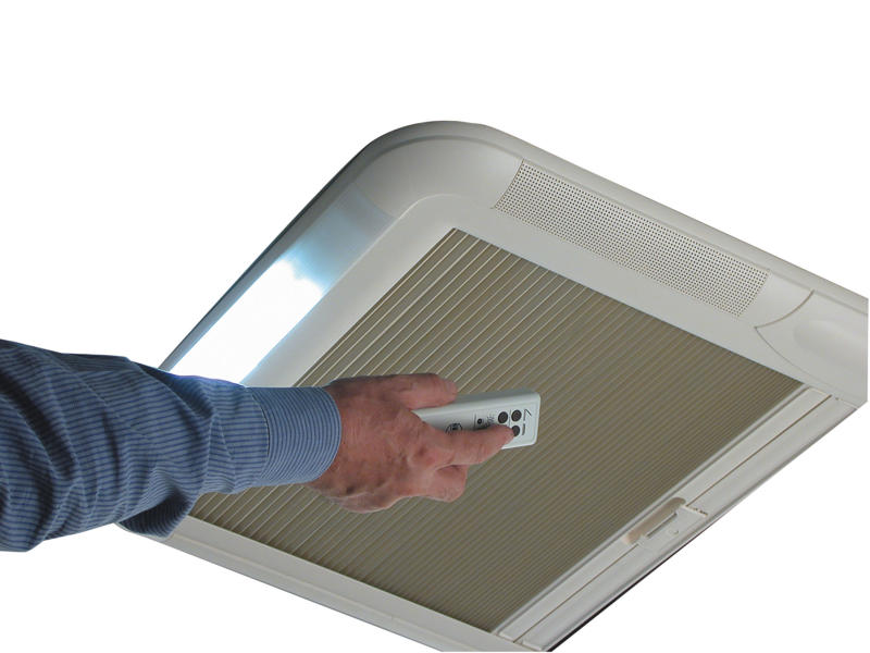 Heki 4 con sollevamento elettrico crema bianca, spessore del tetto 25-32mm 38079