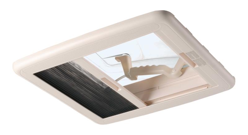 Mini Heki S 40x40 per tetti di spessore 43-60mm con ventilazione forzata 380981