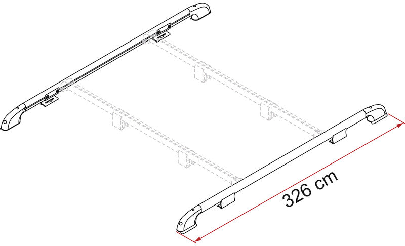 Corrimano per roulotte + camper 41100