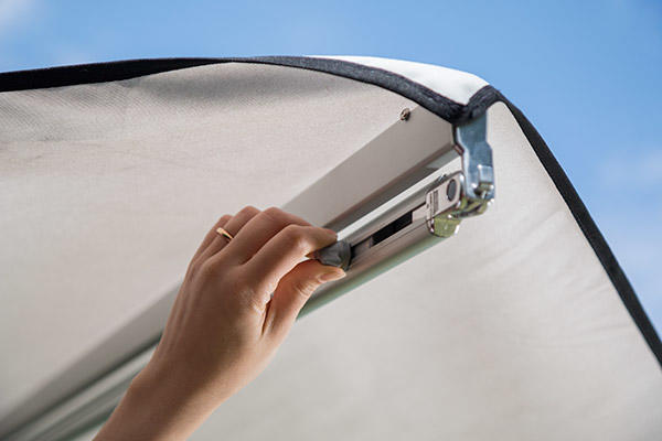 Tenda da sole Fiamma Bussola 260, sacchetto per tende da sole argento, lunghezza 42304