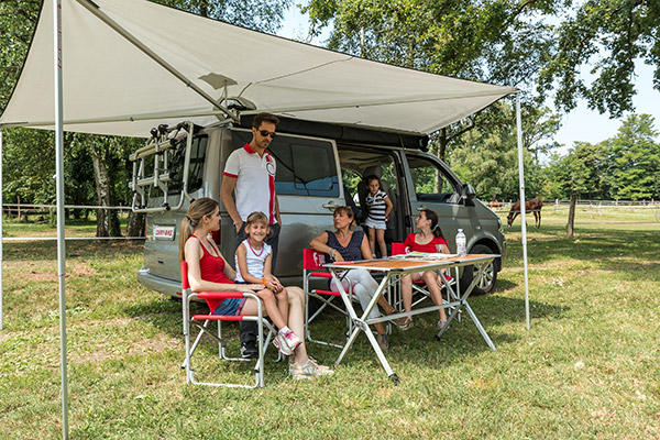 Tenda da sole Fiamma Bussola 260, borsa per tende da sole nera, lunghezza 260 cm 42306