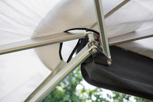 Tenda da sole Fiamma Bussola 260, borsa per tende da sole nera, lunghezza 260 cm 42306