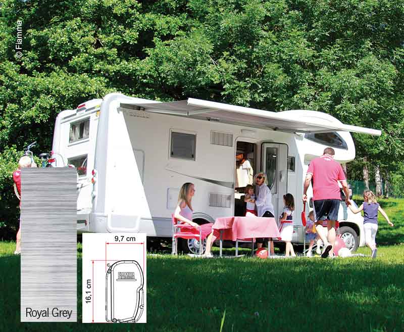 FIAMMA F45 Eagle 4.0m, grigio reale, custodia bianca 425219
