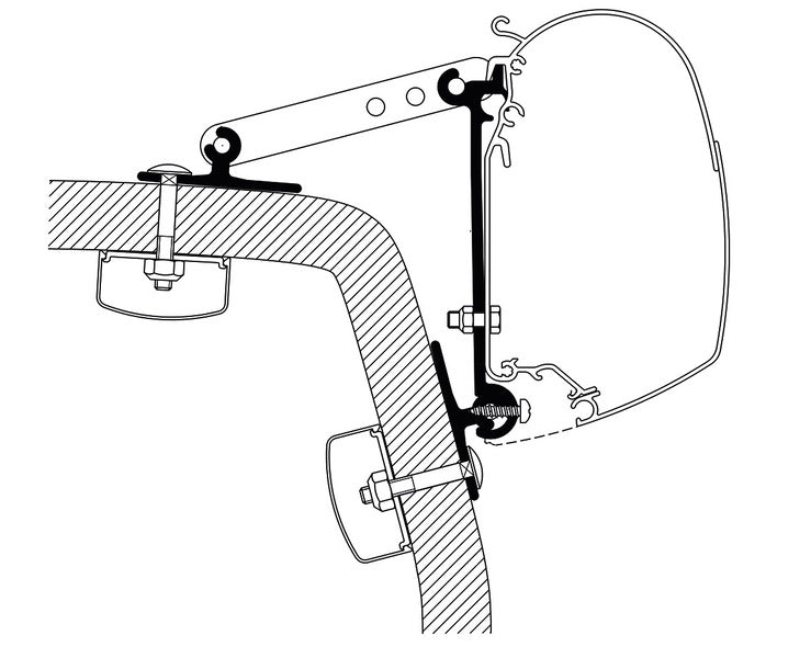 Thule Adattatore universale Omni Wall - 3 pezzi 426784