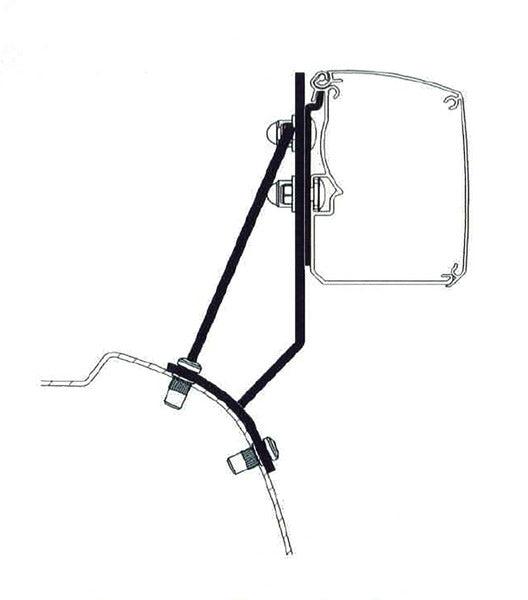 Adattatore per tende da sole a parete Thule TO 3200 426970