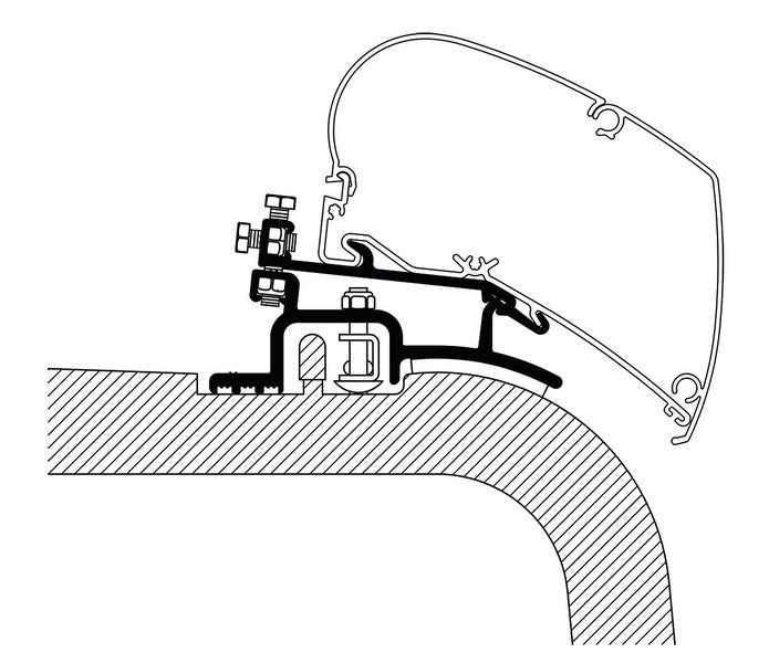 Adattatore Mark.adapter 6002,Ducato fino al 2006 43022