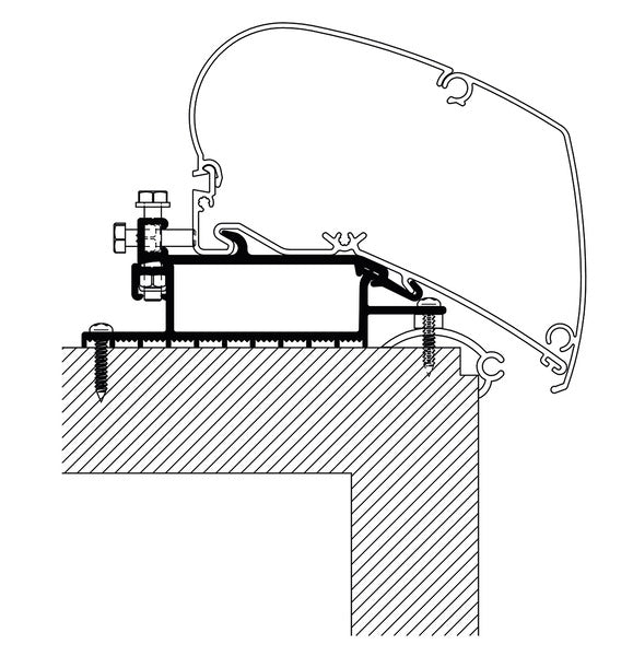 Adattatore da tetto serie 6 430410