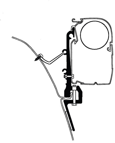 Adattatore per tende da sole Omnistor - Sprinter VAN 43051