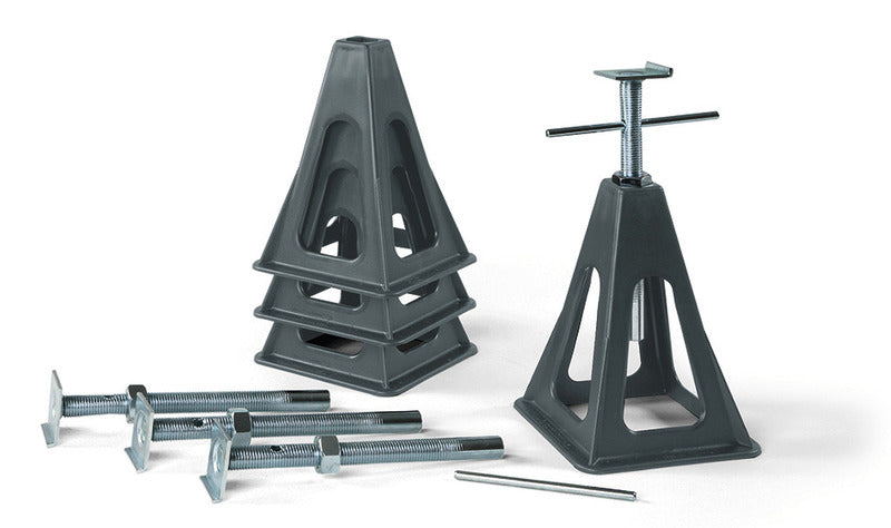 Set telaio di supporto per roulotte in plastica 4er Set 43155