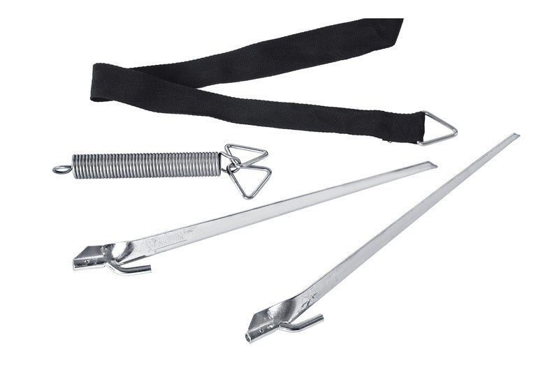 Kit di fissaggio tempesta per tende da sole, nero 43286