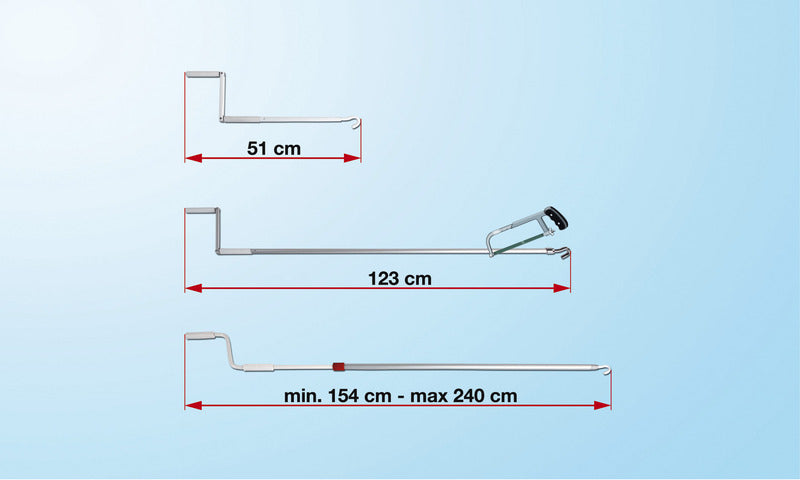 Manovella FIAMMA 51 cm 43356