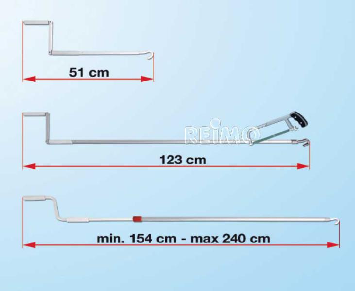 Manovella FIAMMA 123cm 43357