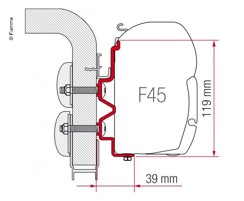 F.Adapter Kit HymerCamp 43426