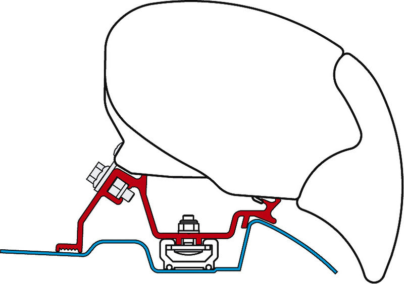 Sprinter Adattatore per guida da tetto F65 S e F65 f. Camper e roulotte 43471