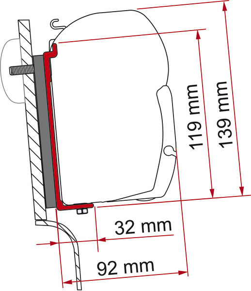 Adattatore per F45i/F45iL Westfalia 43483