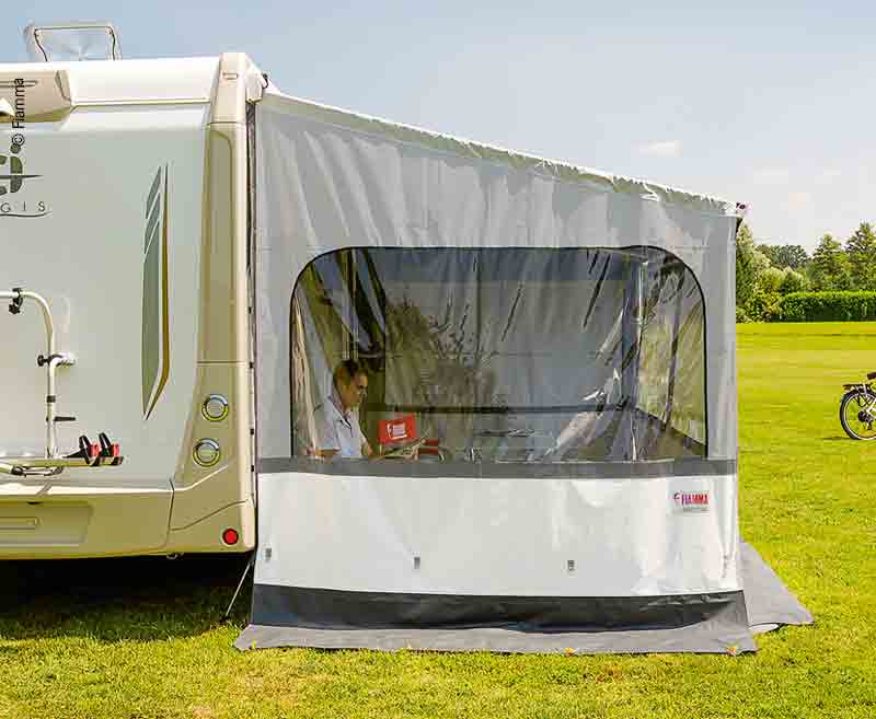 Tenda laterale W Pro per caravan - parte laterale con finestra 434976