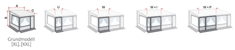 Tenda Fiamma Privacy Room per F80L - modello base XL 435043