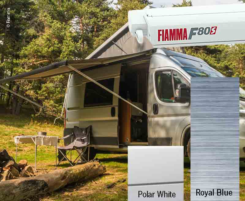 Tenda a tetto Fiamma F80S 3,7m, per furgoni e camper 436270