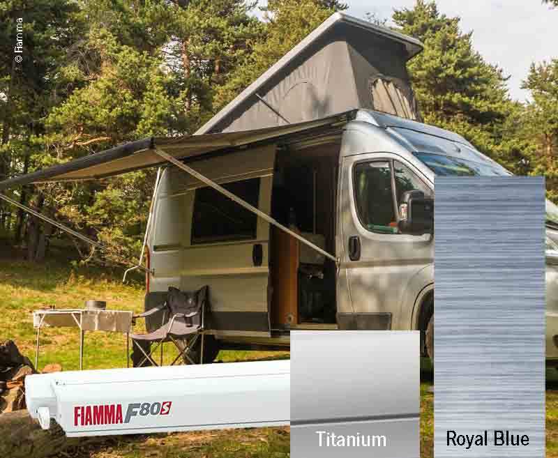 Tenda a tetto Fiamma F80S 4,5m, per furgoni e camper 436287