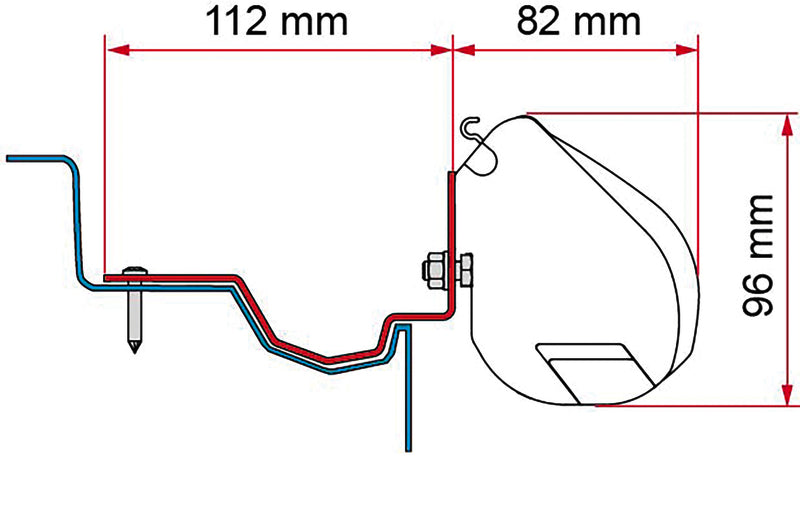 Fiamma Kit Ford Custom 436359