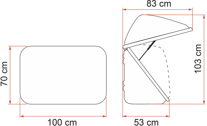 Portapacchi per portabiciclette - Ultra Box 320 44022