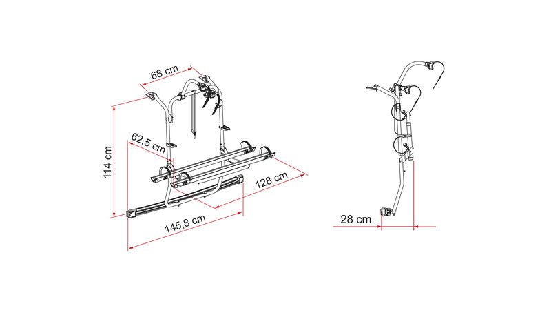 Carry bike PSA Vans - Bianco 440419