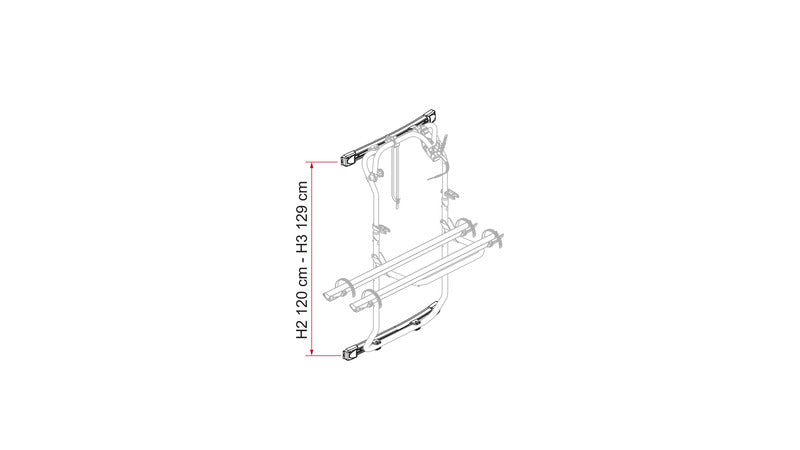 Fissaggio profilo Kit Barre DJ Transit dal 2014 - Argento 440482