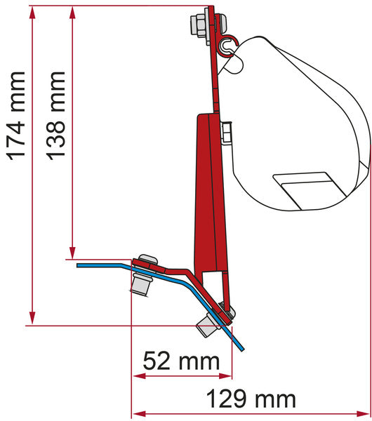 Fiamma Adap.F35pro+F45 RH 440603