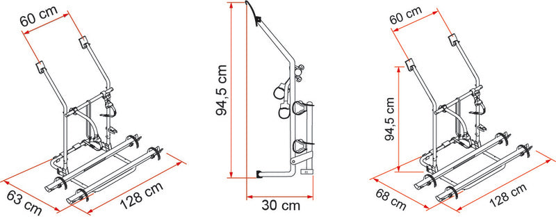 FIAMMA Carry Bike - Portabiciclette in alluminio T2/3 440693