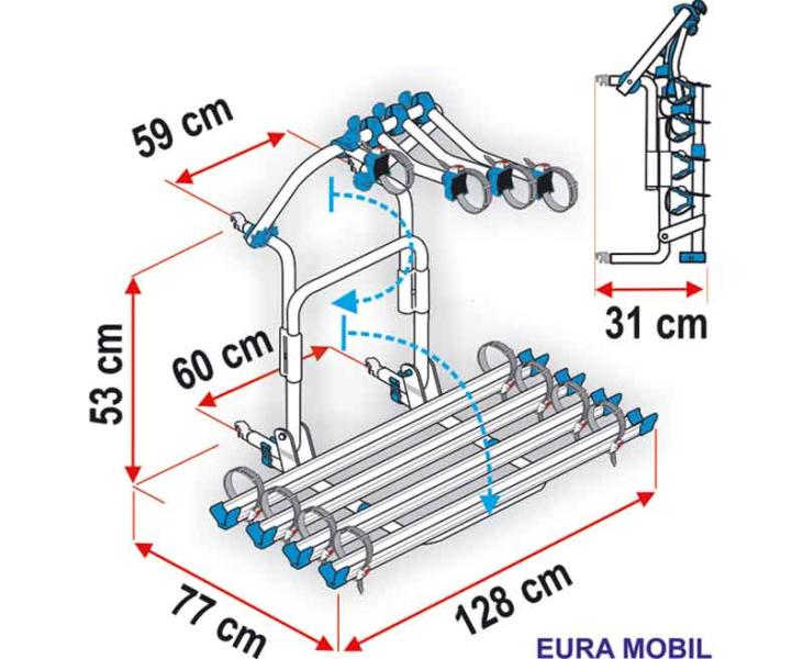 Rotaia supplementare Rotaia Quick 128 Blu 440711