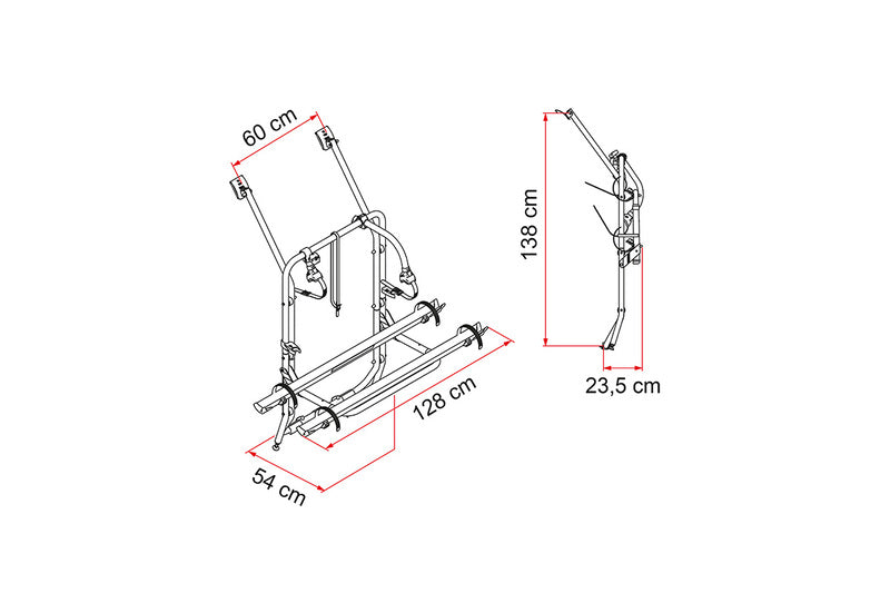 Portellone portabiciclette VW T4 Carry Bike - Pro 440840