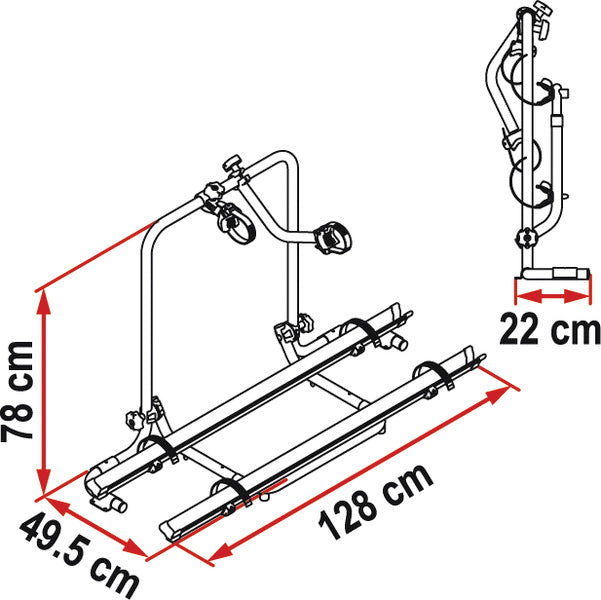 Carry Bike Garage Plus per 2 / max. 4 ruote 44141