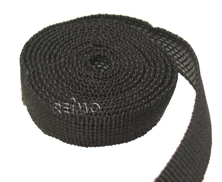 Cinturino di fissaggio nero 25mmlfm 44206