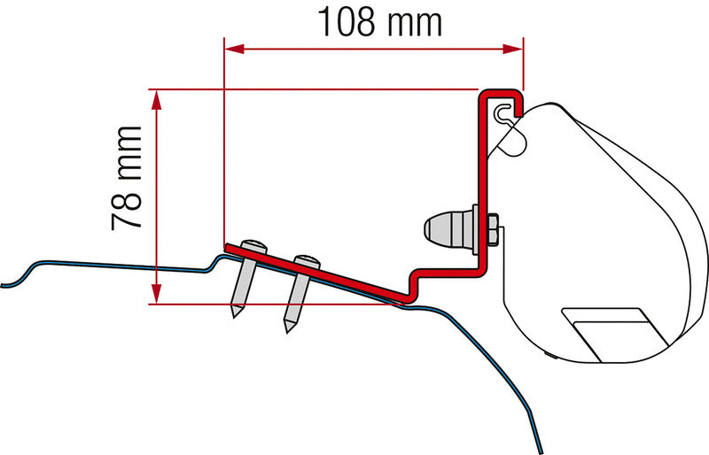 Adattatore per tenda da sole per F35 Pro Dreamer 44335