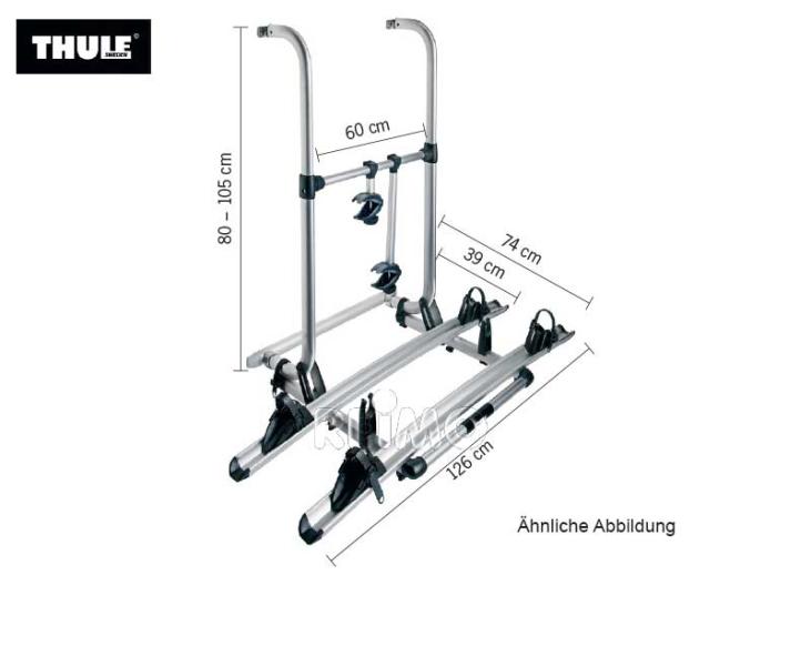 Portapacchi posteriore in alluminio Omni-Bike Elite G 2 Hymer per 2 ruote 44347