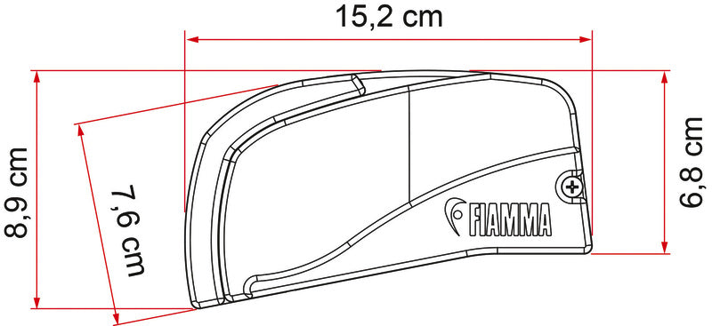 Tenda da sole Fiamma F40 per VW T5/T6 senza binario del tetto 44364