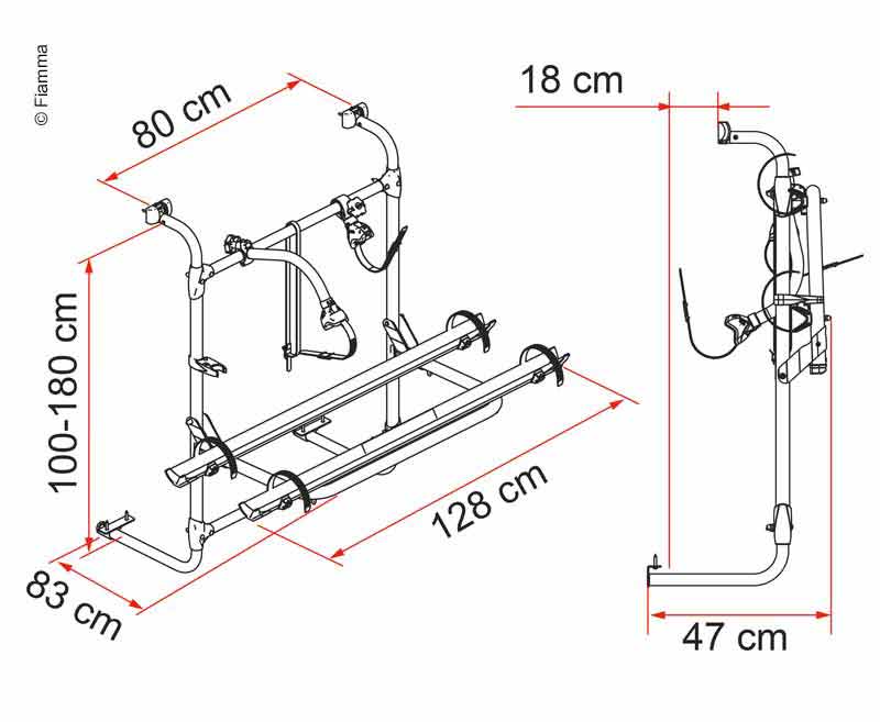 Carry Bike Caravan Univer 44453