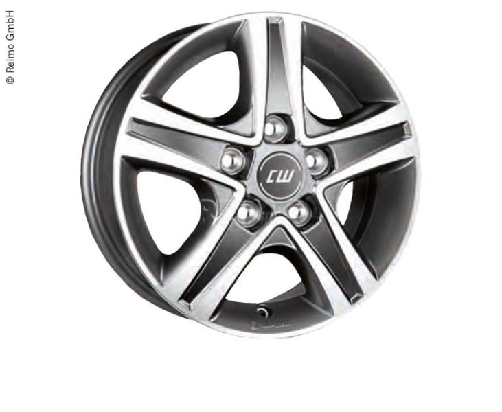 Cerchio in alluminio Borbetto CWD Fiat Ducato Maxi, LK:130, 6,5 x 16" mistral an 460033