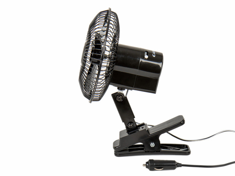 Ventilatore 12 Volt, oscillante con supporto a morsetto 462880