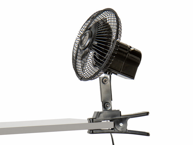 Ventilatore 12 Volt, oscillante con supporto a morsetto 462880