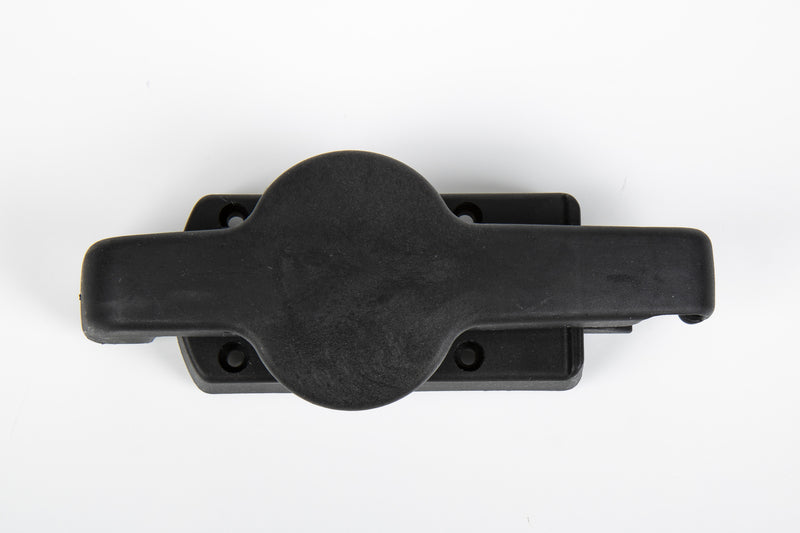 Serratura interna in poliammide GF nero, sfera in acciaio inox per maniglia este 467394