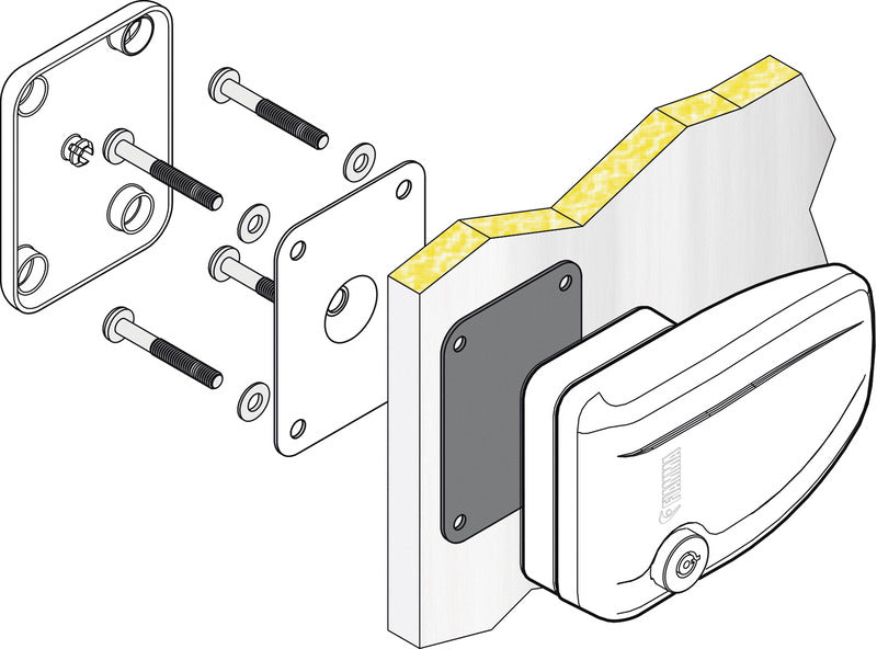 Protezione porta esterna Safe Door bianco 467462