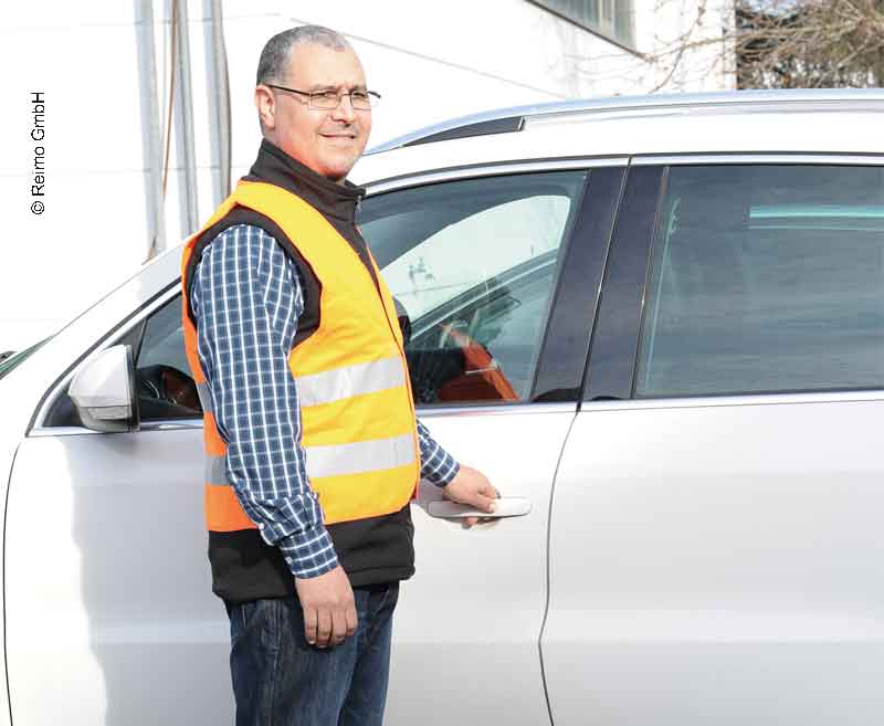 Gilet alta visibilità gilet Italia arancione regolamento euges getr 471281