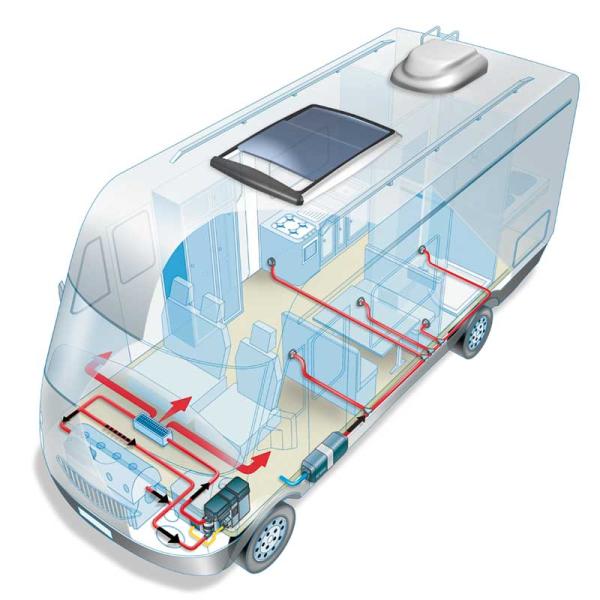 Air Top 2000ST - Riscaldatore a gasolio 2000 Watt per camper 48089